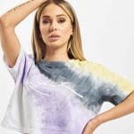 Tricou Karl Kani Signature Tie Dye Crop Wide