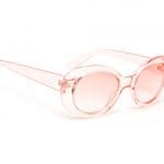 Ochelari de soare Jeepers Peepers CLEAR PINK OVAL