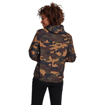 Jacheta Urban Classics Ladies Short Wood Camo Pull Over 1