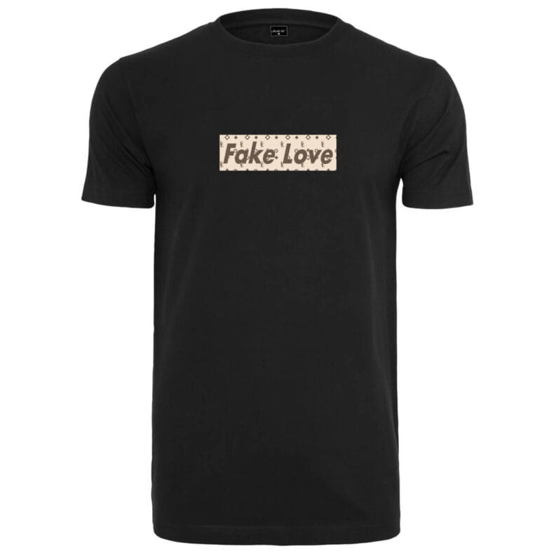 Tricou Mister Tee Fake Love Negru