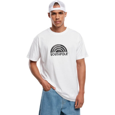 Tricou Southpole Logo White