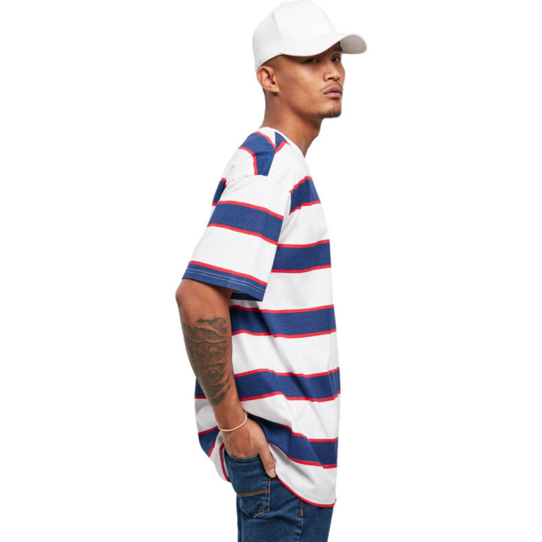 Tricou Starter Logo Striped Blue 3