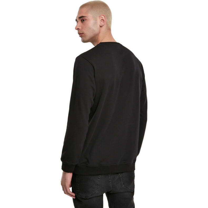 Bluza Urban Classics Basic Terry Crew Black 1