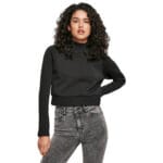 Bluza Urban Classics Interlock Short Turtleneck Black