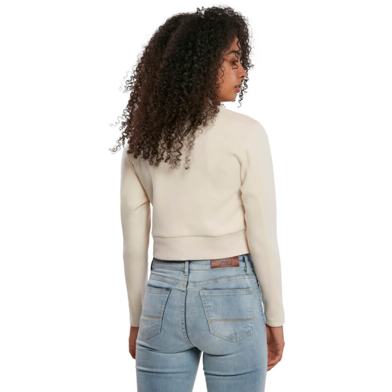 Bluza Urban Classics Interlock Short Turtleneck Sand 1