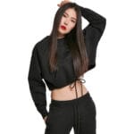 Bluza Urban Classics Oversized Short Raglan Black