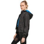 Jacheta Urban Classics Oversized Shiny Crinkle Nylon Black 2