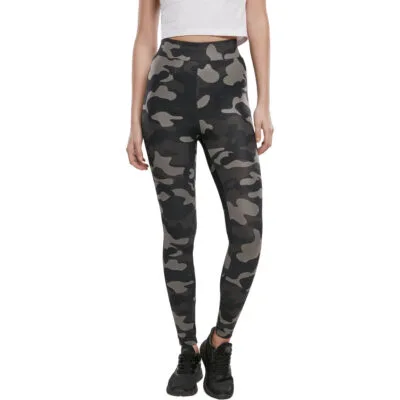 Leggings Urban Classics High Waist Camo Tech Dark