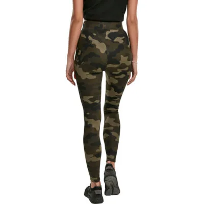 Leggings Urban Classics High Waist Camo Tech Wood