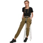 Leggings Urban Classics High Waist Cargo Olive 3