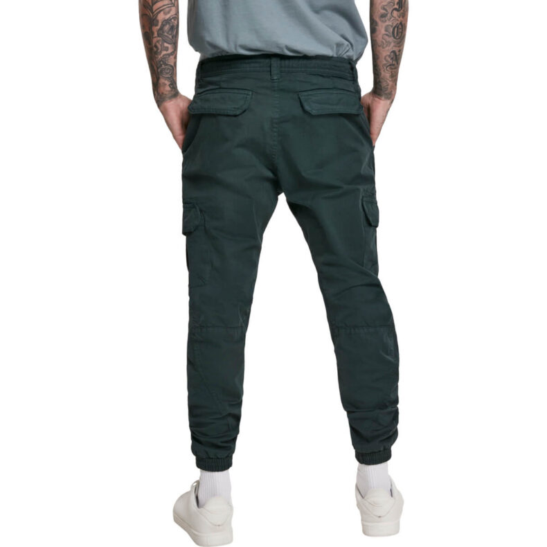 Pantaloni Urban Classics Cargo Jogging Bottlegreen 1