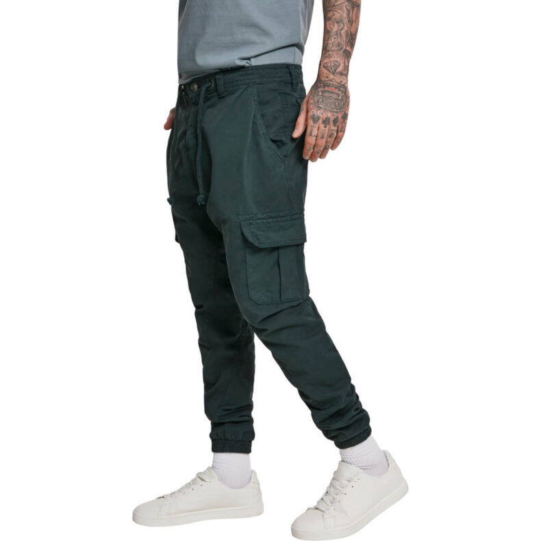 Pantaloni Urban Classics Cargo Jogging Bottlegreen 2