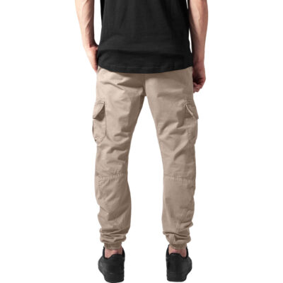 Pantaloni Urban Classics Cargo Jogging Sand 1