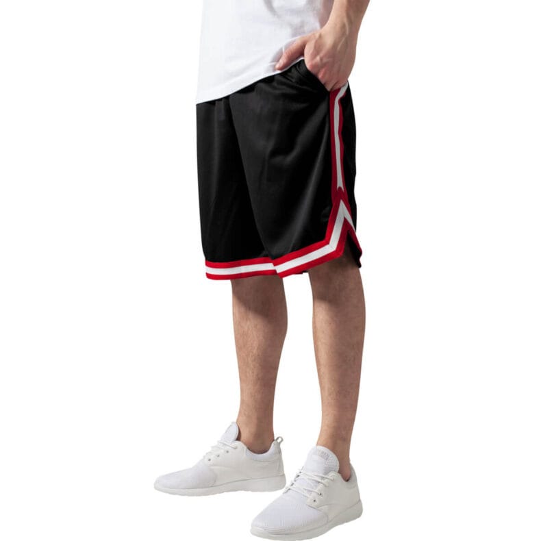 Pantaloni scurti Urban Classics Stripes Mesh 3
