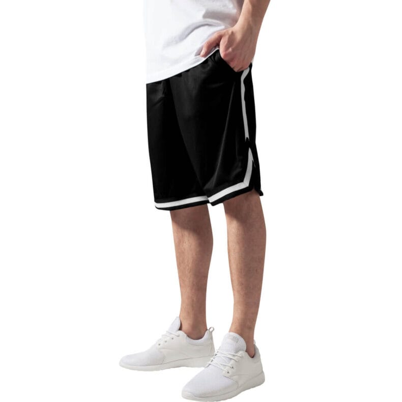 Pantaloni scurti Urban Classics Stripes Mesh