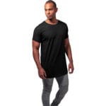 Tricou Urban Classics Long Shaped Turnu Black 3