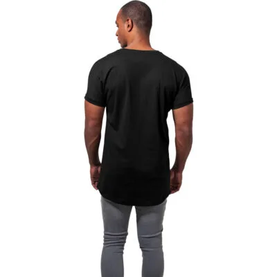 Tricou Urban Classics Long Shaped Turnu Black