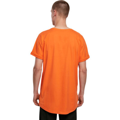 Tricou Urban Classics Long Shaped Turnup Mandarin 1