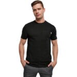 Tricou Urban Classics Organic Cotton Basic Pocket Black