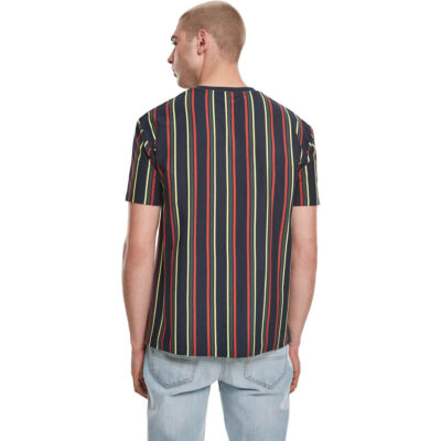 Tricou Urban Classics Printed Oversized Retro Stripe 1