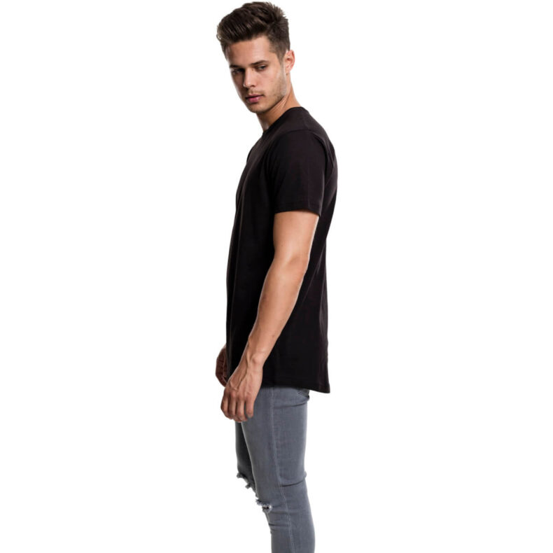 Tricou Urban Classics Shaped Long Black 2