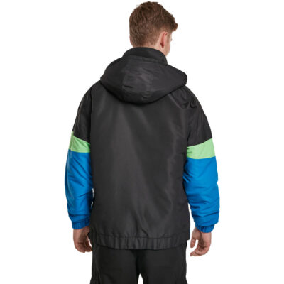 Windbreaker Urban Classics 3-Tone Neon Mix Pull Over Blue 1