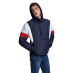 Windbreaker Urban Classics 3-Tone Pull Over Navy 4