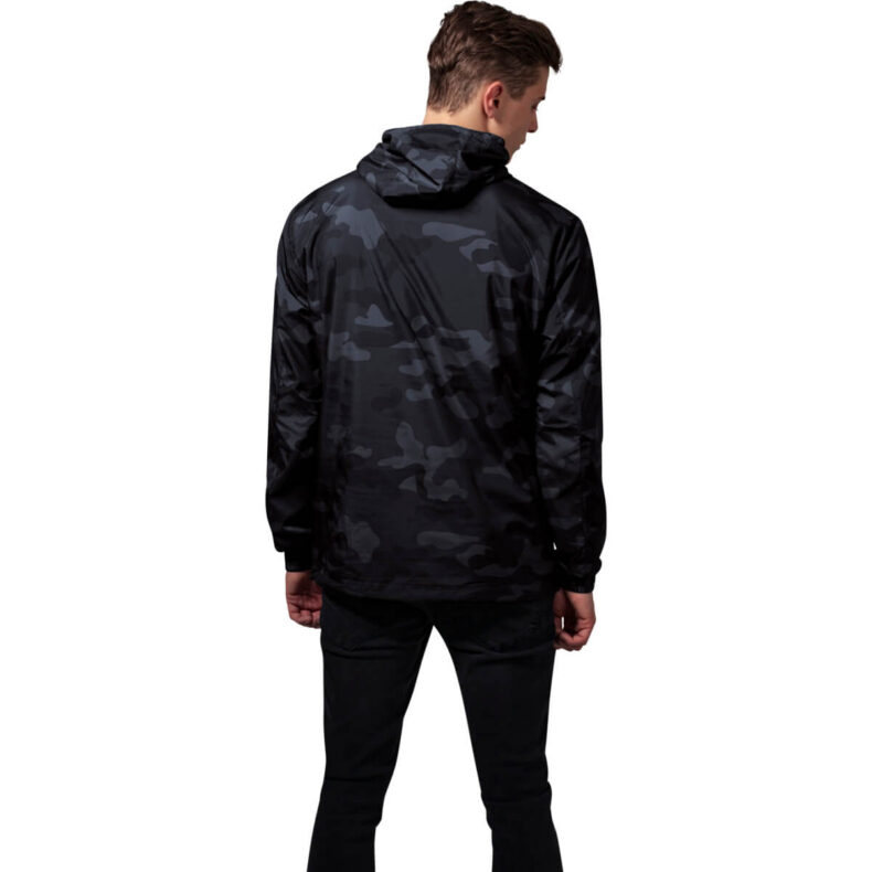 Windbreaker Urban Classics Camo Pull Over Dark 3