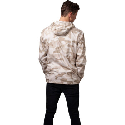 Windbreaker Urban Classics Camo Pull Over Sand 3