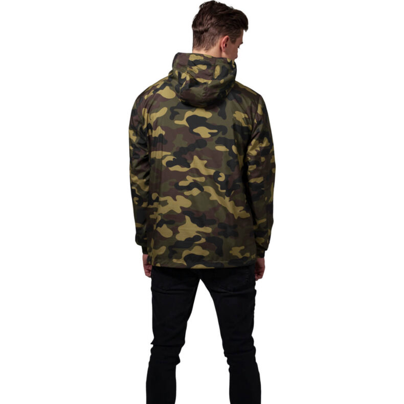 Windbreaker Urban Classics Camo Pull Over Wood 1