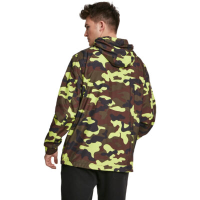 Windbreaker Urban Classics Camo Pull Over Yellow 3