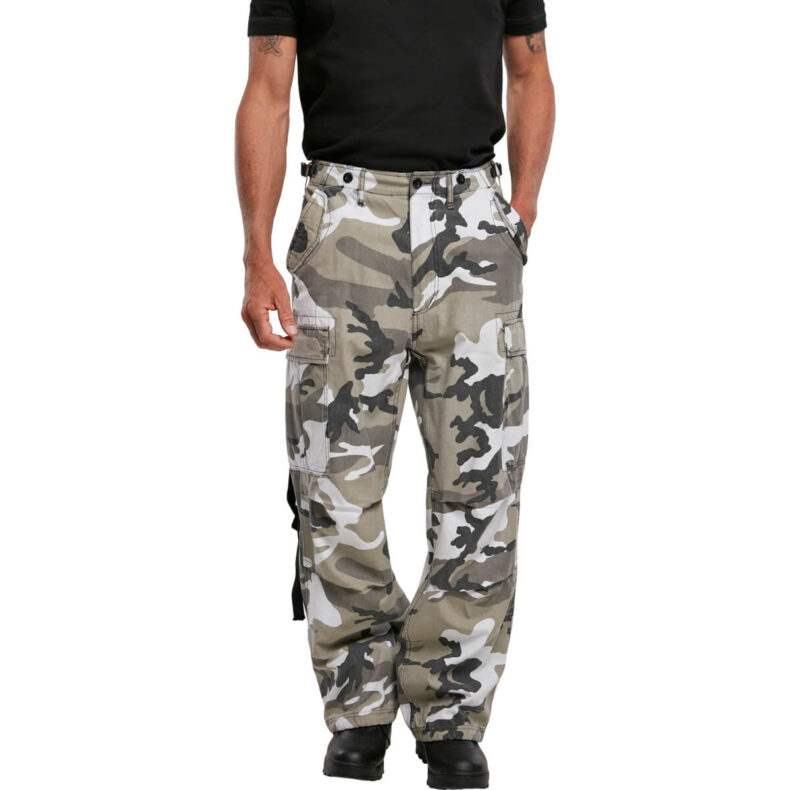 Pantaloni Brandit M-65 Vintage Cargo Snow Camo