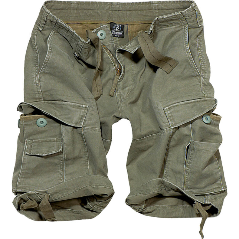 Pantaloni scurti Brandit Vintage Cargo Olive 6