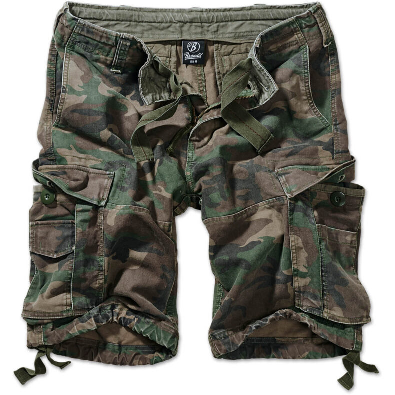 Pantaloni scurti Brandit Vintage Cargo Olive Camo 4