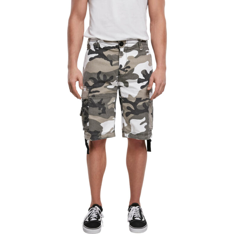 Pantaloni scurti Brandit Vintage Cargo Snow Camo 4