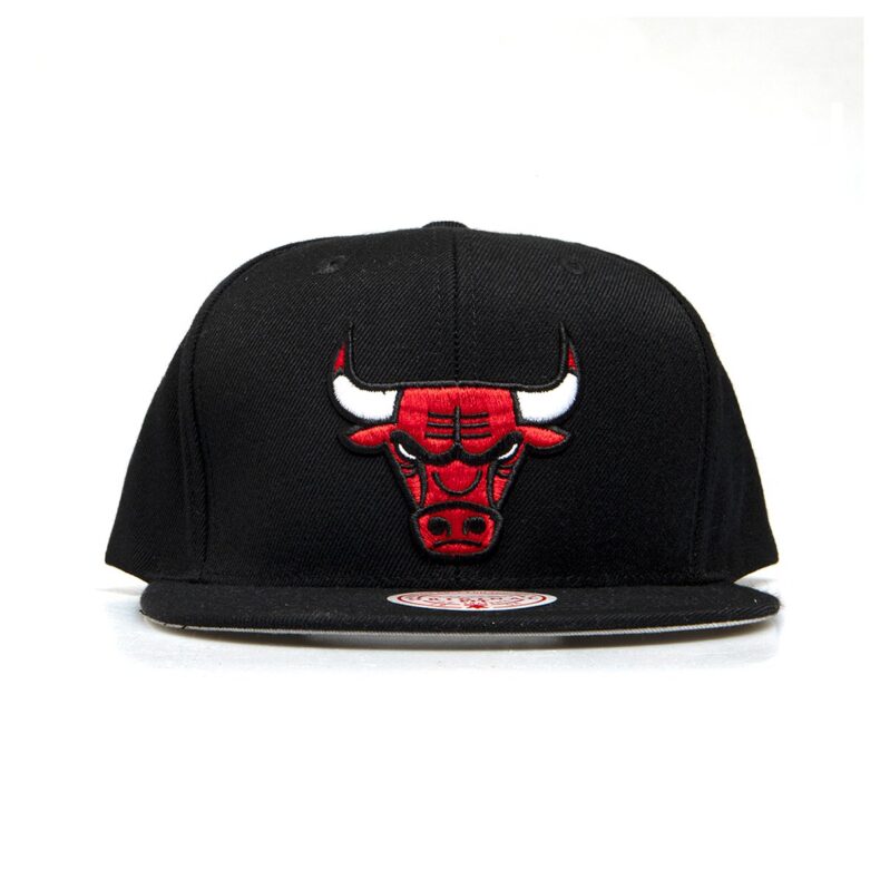 Sapca Mitchell & Ness snapback Chicago Bulls black Wool Solid