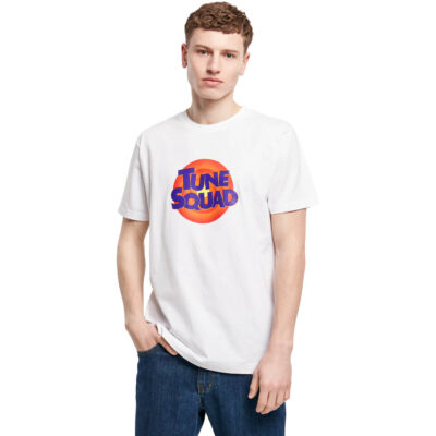 Tricou Space Jam Tune Squad Logo White