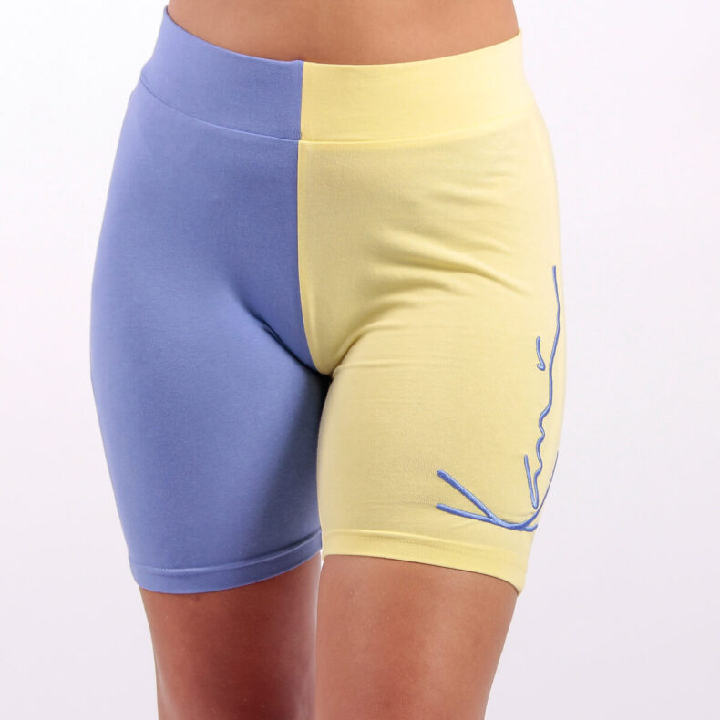 Cycling Shorts Karl Kani Signature Blue Yellow 4