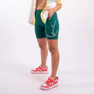 Cycling Shorts Karl Kani Signature Green