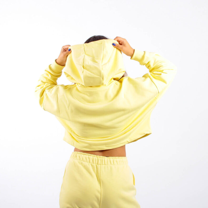 Hanorac Karl Kani Small Signature Crop Light Yellow 4