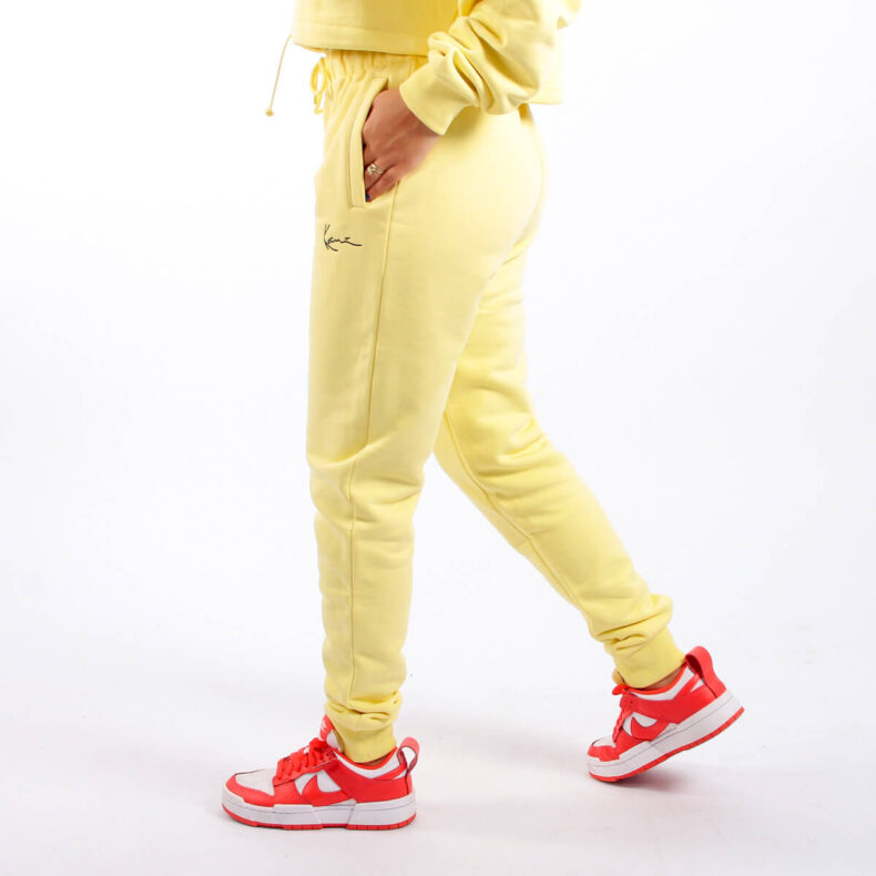 Pantaloni Karl Kani Signature Light Yellow 2