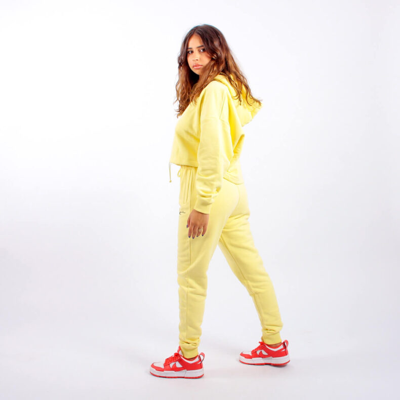 Pantaloni Karl Kani Signature Light Yellow 4