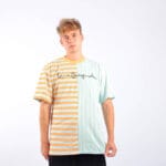 Tricou Karl Kani Originals Stripe Mint