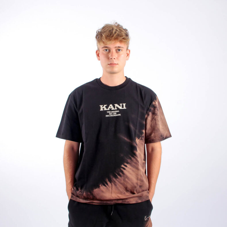 Tricou Karl Kani Retro Bleached Black 1