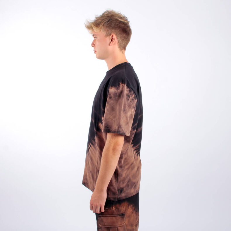 Tricou Karl Kani Retro Bleached Black 4