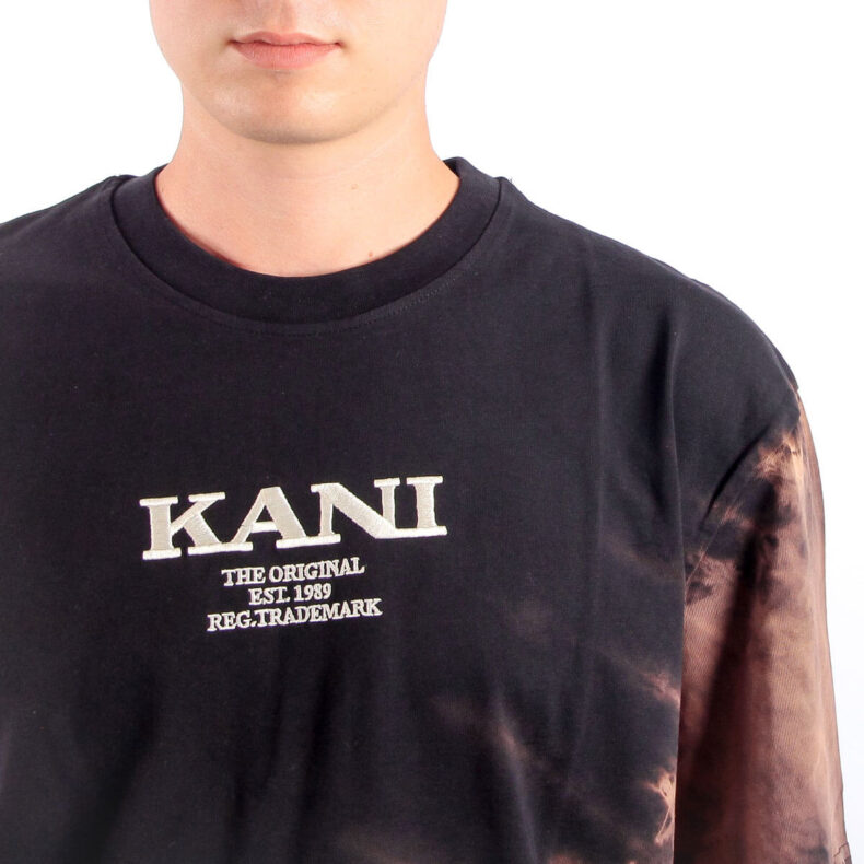 Tricou Karl Kani Retro Bleached Black 5