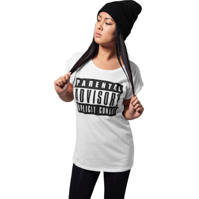 Tricou Ladies Mister Tee Ladies Parental Advisory