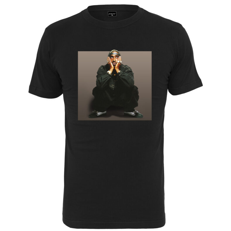 Tricou Mister Tee Tupac Sitting Pose Black