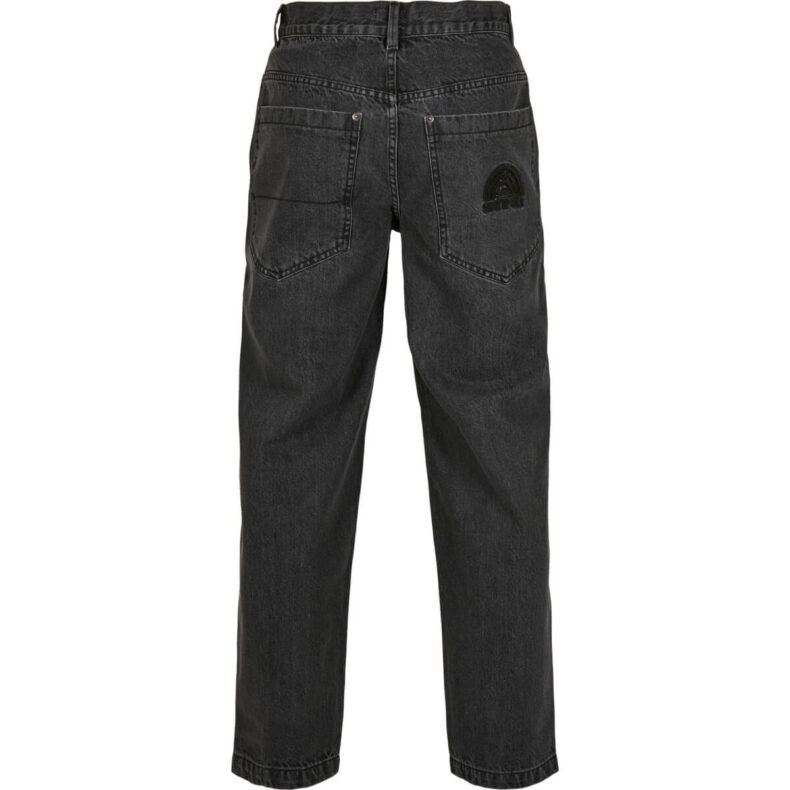 Blugi Southpole 3D Embroidery Denim Black 1