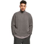 Bluza Urban Classics Oversized Roll Neck Asphalt